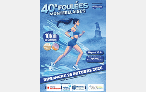 Course club octobre  Les Foulées Monterelaises - La Nordique Bellifontaine